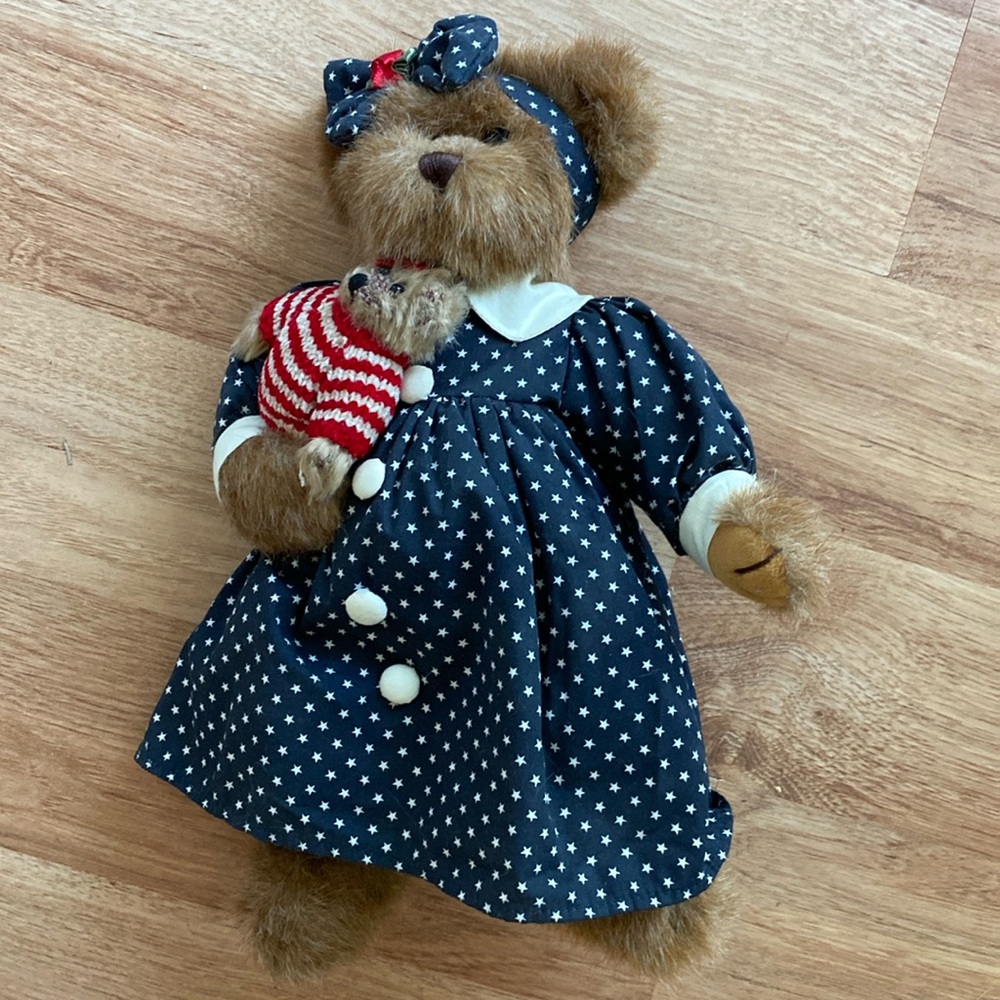The Bearington Collection Patriotic teddy bear EUC